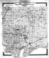 Ray County Outline Map, Ray County 1914